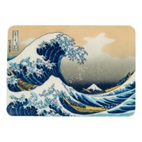 Magnes Katsushika Hokusai Wielka fala w Kanagawie 7x5 na lodówkę Fuji Ukiyo-e