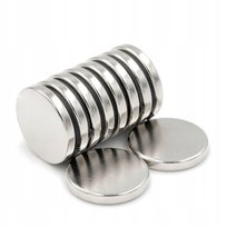 MAGNES NEODYMOWY WALCOWY 14x2 mm MOCNY, okrągły, krążek, HUNTER - 10 SZTUK