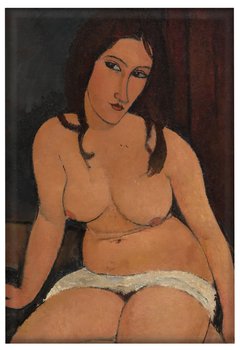 Magnes Siedzący akt Amedeo Modigliani - Szyjemy Sztukę