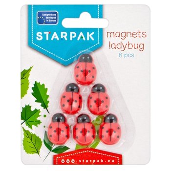 Magnesy, biedronka, 6 sztuk