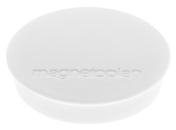Magnesy Discofix Standard 0.7 kg 30 mm 10szt białe - MAGNETOPLAN