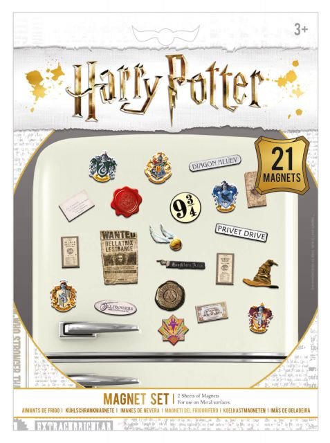 Magnesy na lodówkę Harry Potter dla dzieci 21 szt ozdoba na Halloween