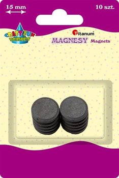 Magnesy okrągłe 10szt, CRAFT-FUN  - Titanum
