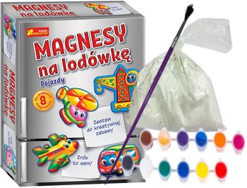 Magnesy Samochody Autka Odlewy Gipsowe Zabawki Kreatywne Plastyczne Chłopca - PakaNiemowlaka