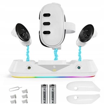 Magnetyczna Stacja Dokująca Ładowarka Stojak 2 Akumulator Do Oculus Quest 3 / Jys-mq001 - JYS