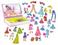 Magnetyczna Układanka Puzzle Moda – Kreatywna Zabawa w Ubieranie Pegaz