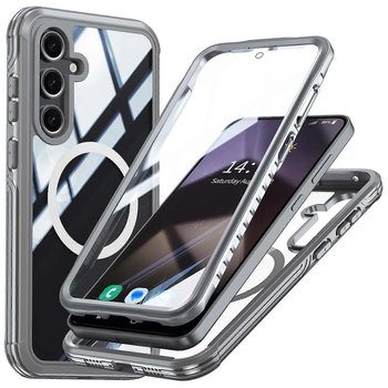 Magnetyczne etui z PC i TPU do Samsung Galaxy S24 FE z folią ze szkła hartowanego - other