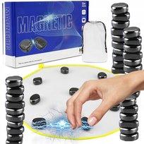 MAGNETYCZNE KAMIENIE GRA 60szt STRATEGICZNA EDUKACYJNA GRA W SZACHY ZESTAW