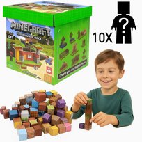 Magnetyczne Klocki Budowlane Dla Dzieci 140 el + 10 figurek