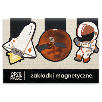 Magnetyczne zakładki do książki, Kosmos — zestaw 3 szt. - EpikPage