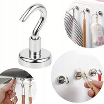 MAGNETYCZNY HACZYK MAGNES MOCNY NA LODÓWKĘ WIESZAK UCHWYT NEODYMOWY 1SZT
