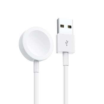 Magnetyczny kabel Apple Watch 3W Złącze USB 1,2m Swissten Biały - SWISSTEN