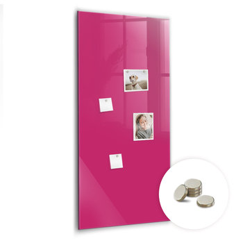Magnetyczny Organizer na Ścianę 120x60 cm - Kolor mocny różowy - Coloray