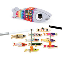 Magnetyczny zestaw do łowienia Sardynka, prezent dla dzieci, gra zręcznościowa, Janod