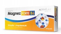 Magnez FORTE B6 Activlab Pharma 60 kapsułek CYTRYNIAN MAGNEZU Activlab Pharma