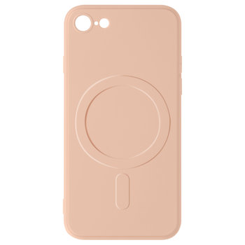 Magsafe iPhone SE 2022, 2020, 8, 7 Etui Silikonowe miękkie w dotyku wnętrze Mag Cover - Avizar