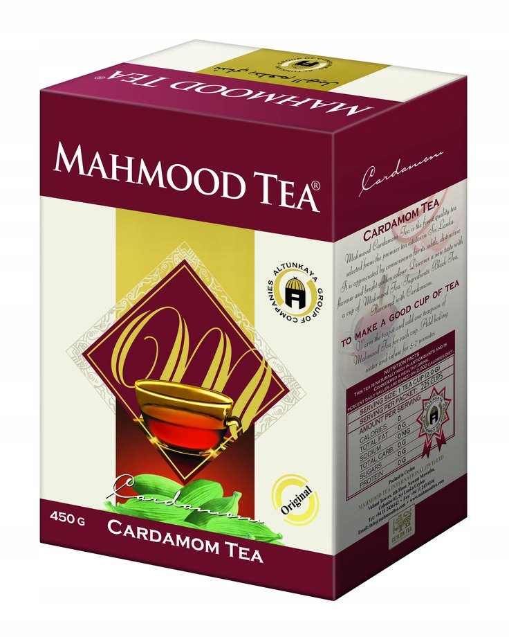 Mahmood Tea Black leaf tea with cardamom - 450 g loose - Mahmood Tea ...