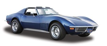 Maisto, Chevrolet Corvette, 1970, Niebieski, 1/24, 31202 - Maisto