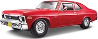 MAISTO, chevrolet nova ss coupe 1970 czerwony 1/18