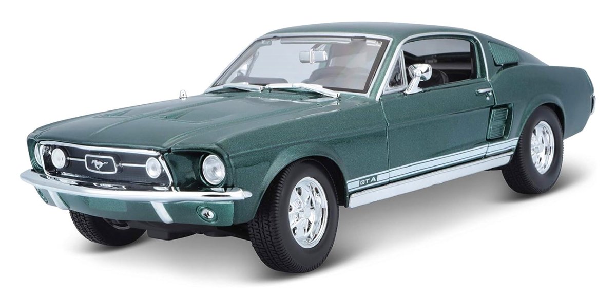 Zdjęcia - Auto dla dzieci Maisto Ford Mustang GTA Fastback 1967 1/18 31166 GN 