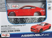Maisto, model kolekcjonerski Ford Mustang Gt Czerwony 1/24 Do Składania Maisto