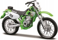 Maisto, model kolekcjonerski Kawasaki Klx 250Sr z podstawką 1/18