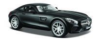 Maisto, model kolekcjonerski Mercedes-Amg Gt Czarny Mat 1/24