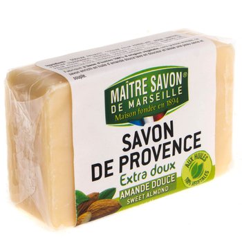 Maitre Savon De Marseille, mydło marsylskie migdałowe, 100 g - Maitre Savon De Marseille