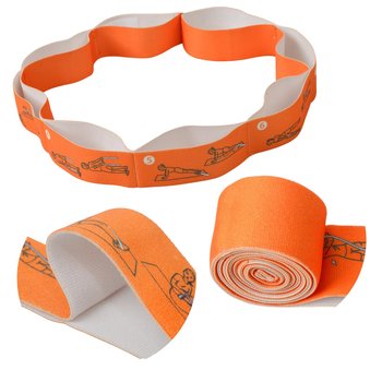 Majestic Sport, guma do ćwiczeń, Yoga Band, pomarańczowa - Majestic Sport
