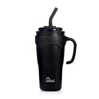 Majestic Sport, Kubek termiczny ze słomką Jelly 650 ml, czarny