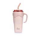 Majestic Sport , Kubek termiczny ze słomkąJelly 650 ml, różowy - Majestic Sport