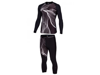 Majesty, Zestaw bielizny technicznej, Shelter Base Layer SET, czarny, rozmiar M - Majesty