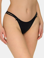 Majtki bawełniane gładkie czarny L