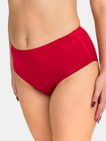 Majtki bawełniane M bordowy