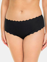 Majtki bawełniane pełne czarny XL