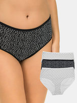 Majtki bawełniane we wzory 3-pak XL wielokolorowy