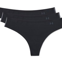 Majtki bezszwowe damskie Under Armour Ps Thong 3-Pak czarne 1325615-001 XL Under Armour