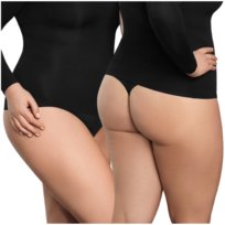 Majtki CORIN Kylie 33770 stringi z wysokim stanem one size czarne - UNIWERSALNY Corin