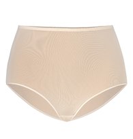 Majtki damskie wysokie Retro beżowe, Teyli Teyli