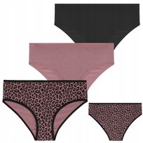 Majtki Figi Damskie Bikini Bawełniane Klasyczne Gładkie 3-szt MORAJ - M