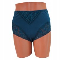Majtki Figi Wyszczuplające Bawełniane Koronkowe Wysoki Stan Modelujące 4Xl