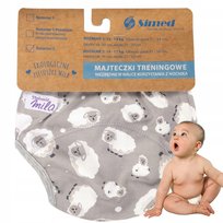 Majtki Majteczki Pieluchy treningowe R.2 XL 14-17kg BAWEŁNIANE 100% Owieczk