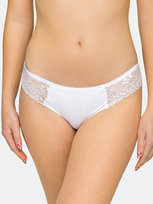 Majtki z koronką biały M