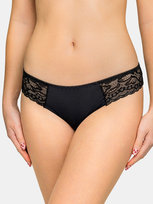 Majtki z koronką czarny XL