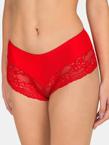 Majtki z koronką S czerwony