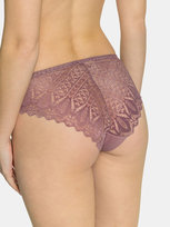 Majtki z koronkowym tyłem M fioletowy