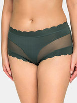 Majtki z siateczką M zielony