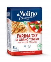 Mąka Farina 00 di Grano Tenero per Pizza e Focacce 5 kg - il Molino Chiavazza