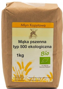 Mąka Pszenna Typ 500 BIO 1kg - Młyn Kopytowa - Młyn Kopytowa