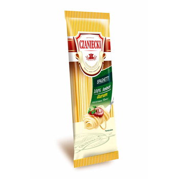 Makaron Czaniecki 100% Amber Durum Spaghetti 500g - Czaniecki